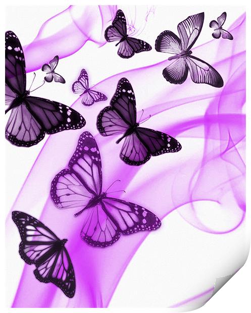 butterfly phone case Print by Emma Ward