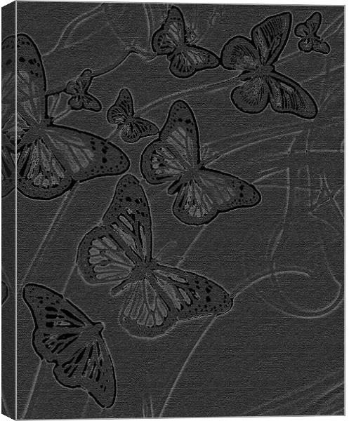grey phone case Canvas Print by Emma Ward