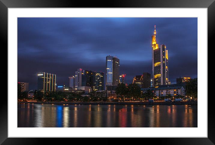 Frankfurt, Germany Framed Mounted Print by Michal Bakala