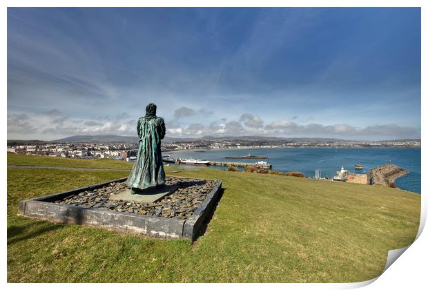 Watching Over Douglas Harbour Print by raymond mcbride