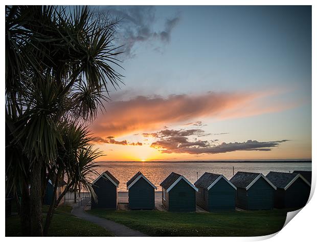 Last bit of sunshine at the end of the day Print by Ian Johnston  LRPS