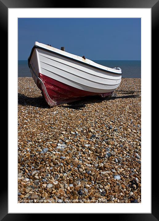 Waiting to Launch Framed Mounted Print by James Ward