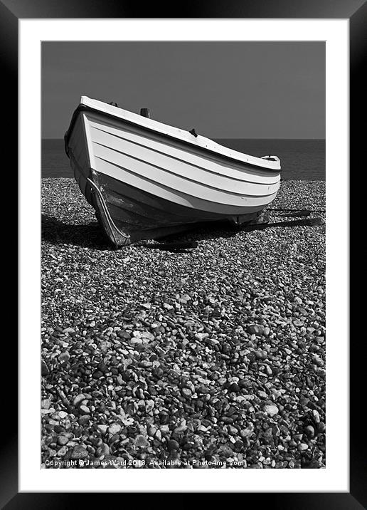 Waiting to Launch Framed Mounted Print by James Ward