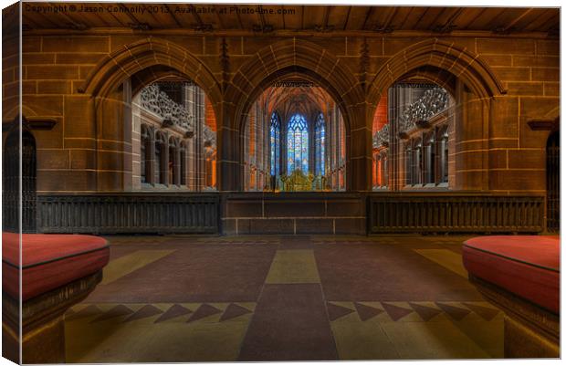 The Lady Chapel, Liverpool Canvas Print by Jason Connolly