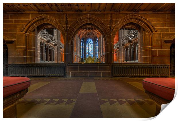 The Lady Chapel, Liverpool Print by Jason Connolly
