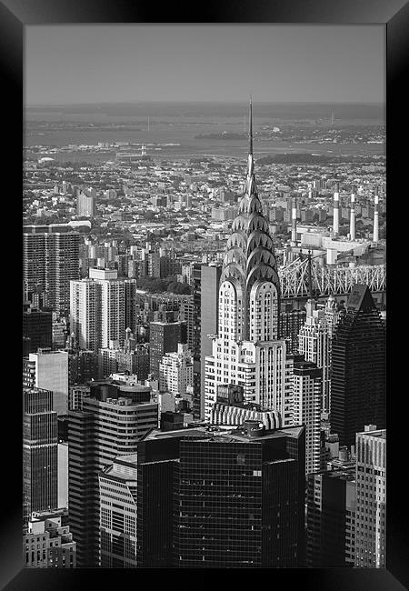 Chrysler Building Framed Print by Sam Burton