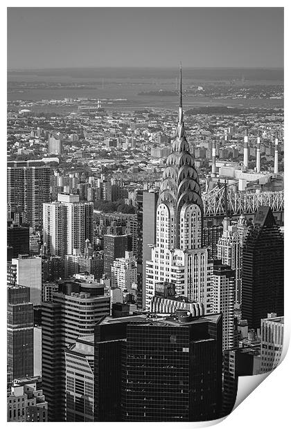 Chrysler Building Print by Sam Burton