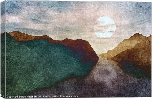Textured Landscapes Canvas Print by Ray Pritchard