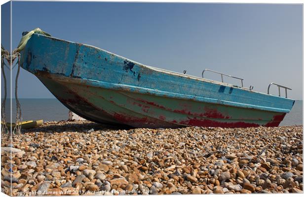 Old Blue at Deal Canvas Print by James Ward
