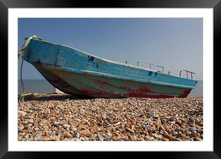 Old Blue at Deal Framed Mounted Print by James Ward
