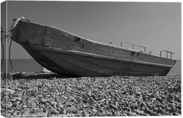 Old Blue at Deal Canvas Print by James Ward