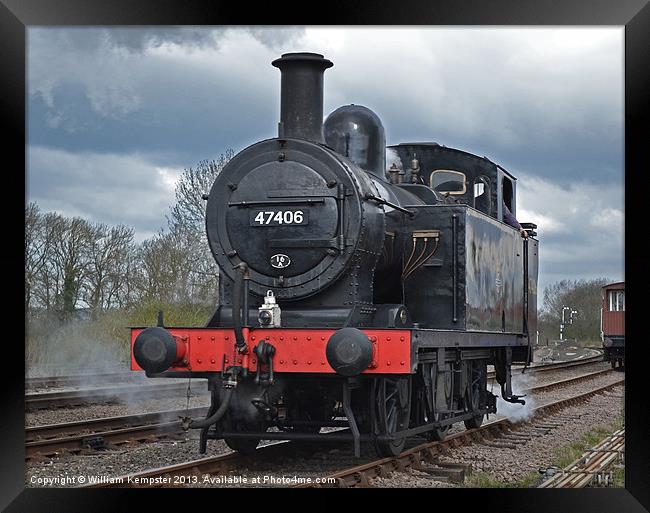3F Jinty No 47406 Framed Print by William Kempster
