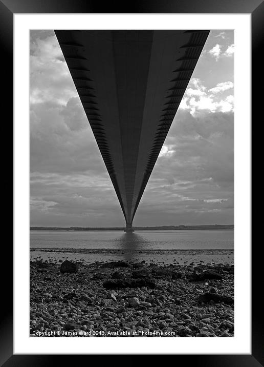 Under the Humber Framed Mounted Print by James Ward