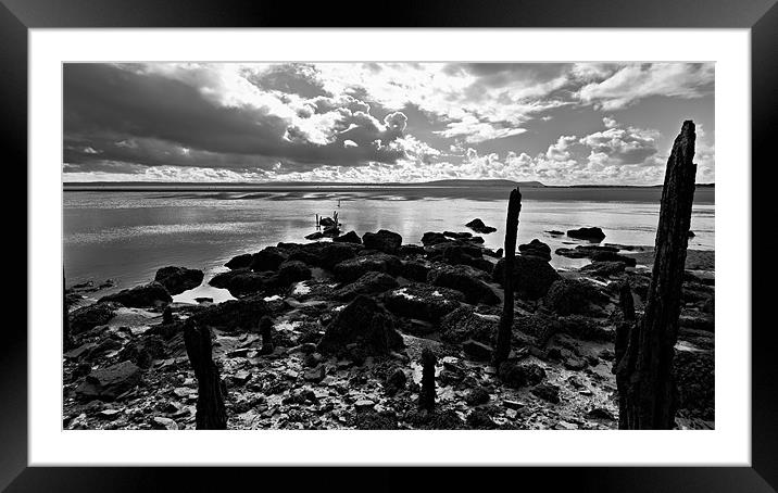 Low water at Pembrey Framed Mounted Print by Paul May