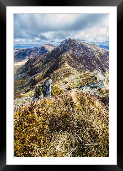 Bwlch Eryl Farchog Framed Mounted Print by Phil Tinkler