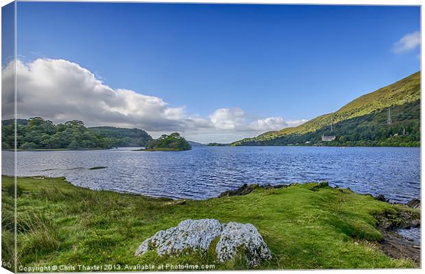 Loch Awe View Canvas Print by Chris Thaxter