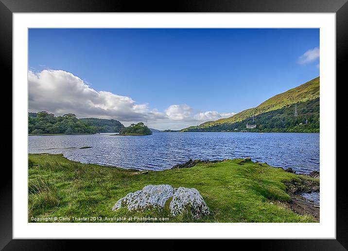 Loch Awe View Framed Mounted Print by Chris Thaxter