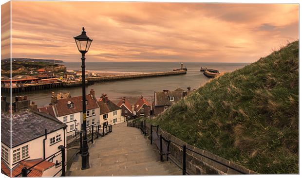 Whitby Steps Canvas Print by Northeast Images