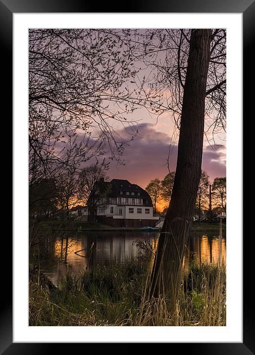 Evening in Spring at the Lake 2013 II Framed Mounted Print by