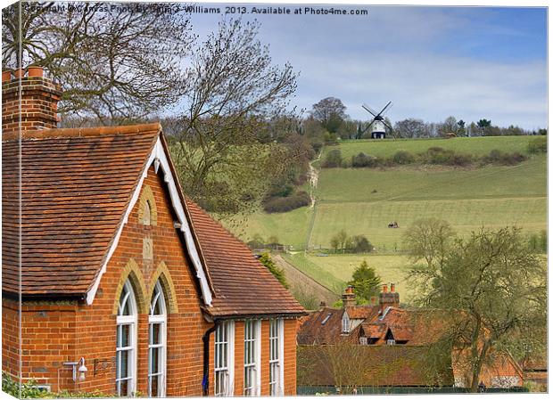 Turville - A Much Used Film Location - 1 Canvas Print by Colin Williams Photography