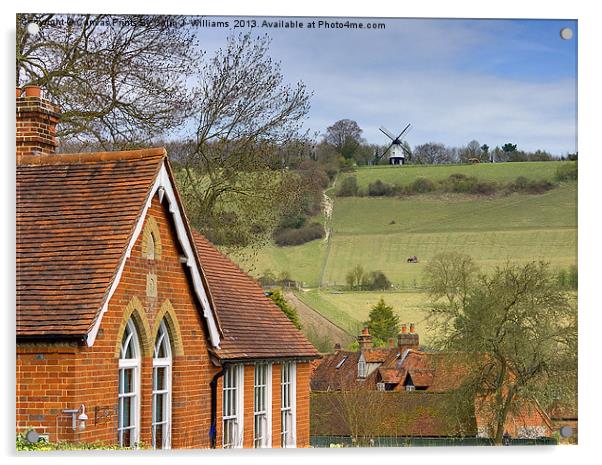Turville - A Much Used Film Location - 1 Acrylic by Colin Williams Photography