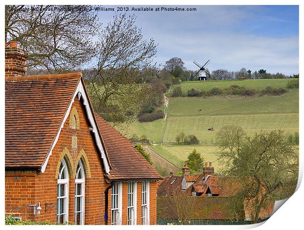 Turville - A Much Used Film Location - 1 Print by Colin Williams Photography