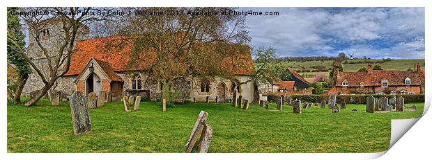 Turville - A Much Used Film Location - 2 Print by Colin Williams Photography