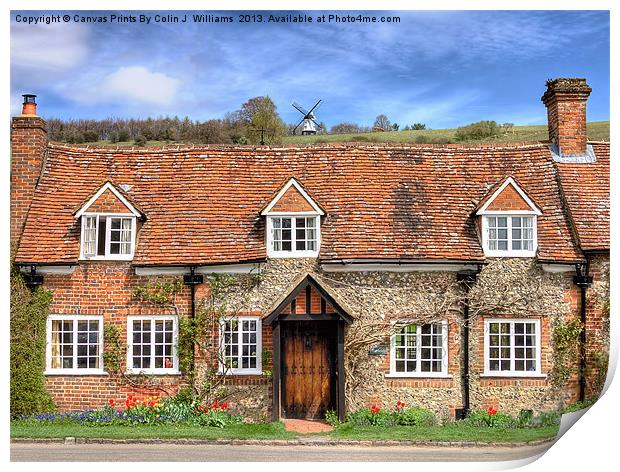 Turville - A Much Used Film Location - 3 Print by Colin Williams Photography