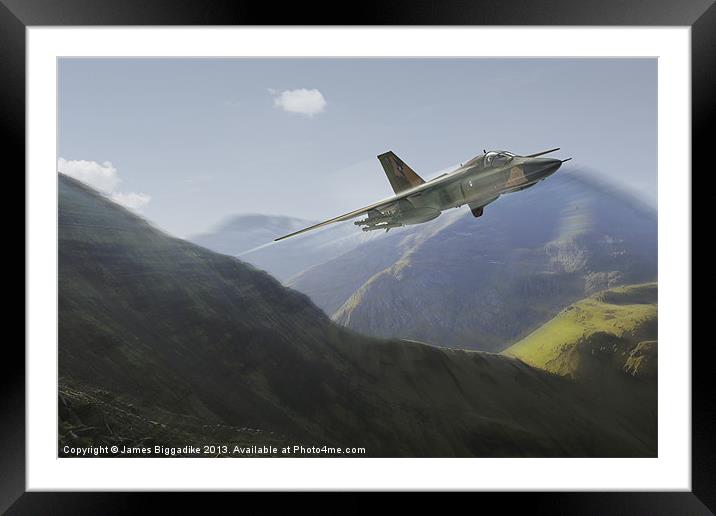 F-111 Framed Mounted Print by J Biggadike