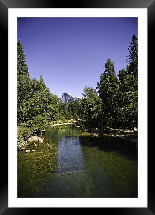 Half Dome Stream Framed Mounted Print by Kieran Brimson