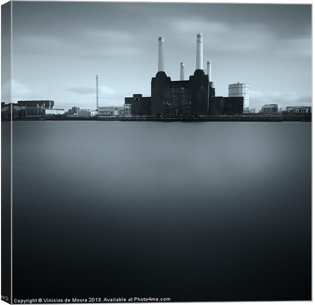 Battersea Power Station Canvas Print by Vinicios de Moura