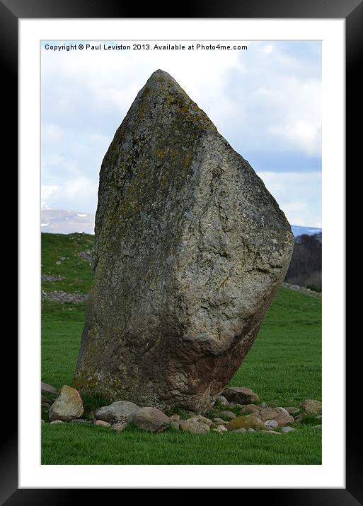 2. Standing Stone (Mayburgh Henge) Framed Mounted Print by Paul Leviston