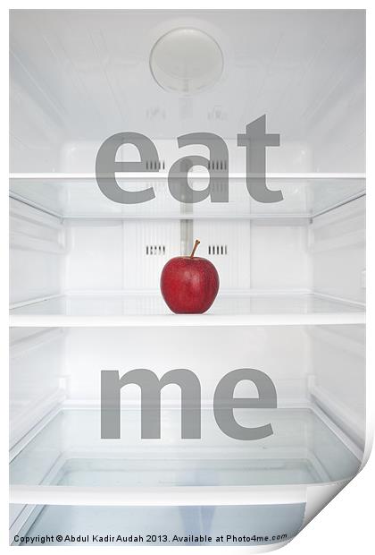 Eat Me Print by Abdul Kadir Audah