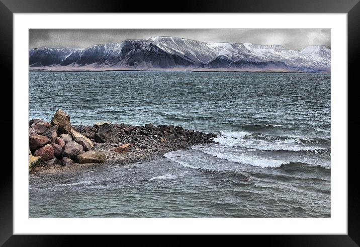 Dramatic Iceland Framed Mounted Print by HELEN PARKER