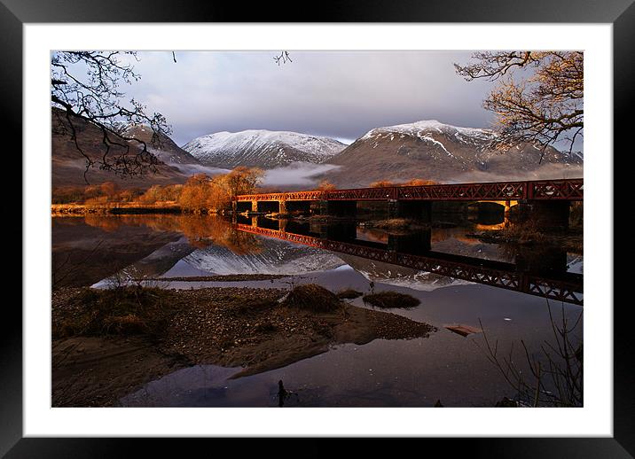 Bridge Across Loch Awe Framed Mounted Print by James MacRae