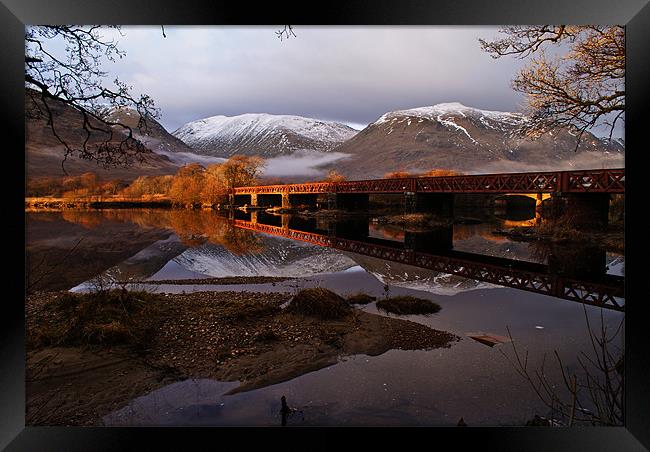 Bridge Across Loch Awe Framed Print by James MacRae