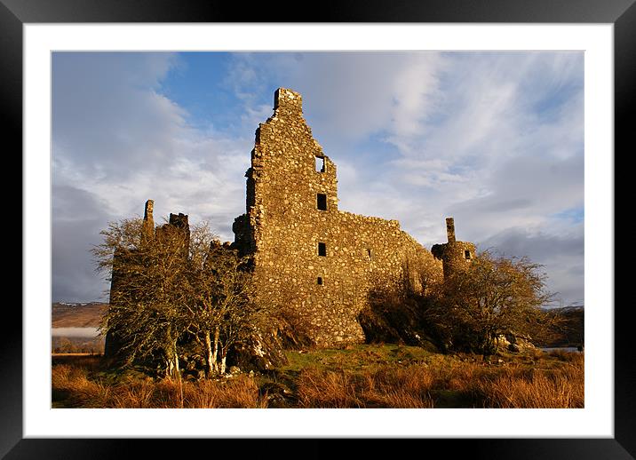 Kilchurn Castle Framed Mounted Print by James MacRae