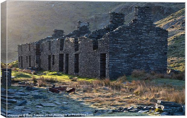 Rhosydd terrace Canvas Print by Rory Trappe