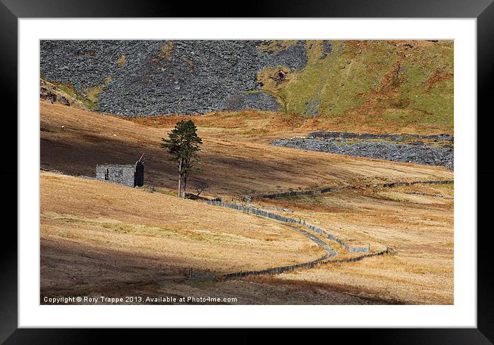 Cwmorthin chapel 2013 Framed Mounted Print by Rory Trappe