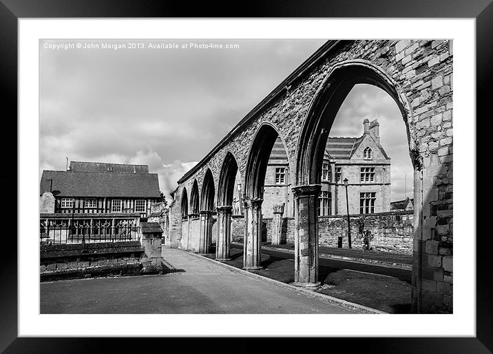 Arches. Framed Mounted Print by John Morgan