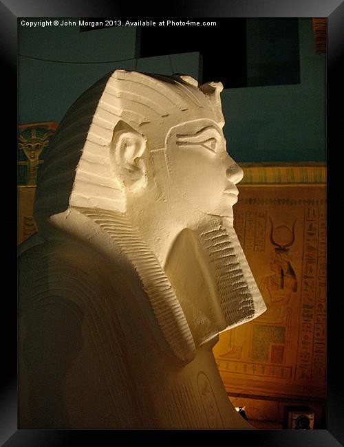 Tutankhamun. Framed Print by John Morgan