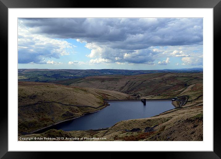 Across Cragg Quarry Framed Mounted Print by Ade Robbins