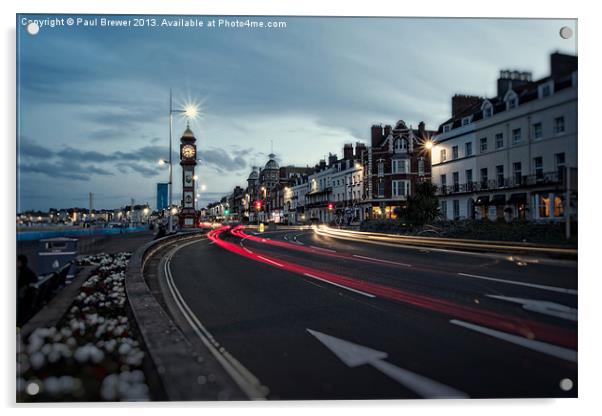 Weymouth Traffic Acrylic by Paul Brewer