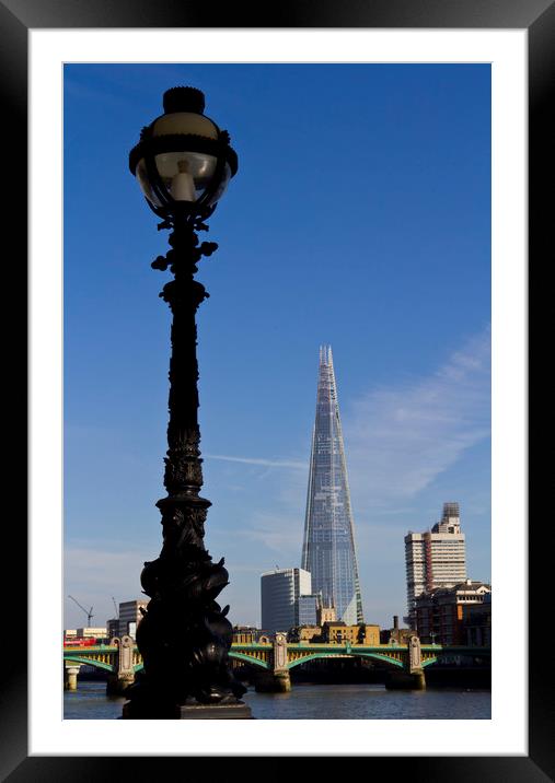 The Shard London Framed Mounted Print by David Pyatt