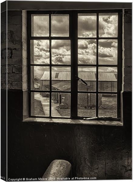 Window on war Canvas Print by Graham Moore