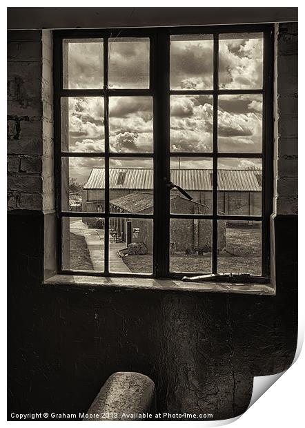 Window on war Print by Graham Moore