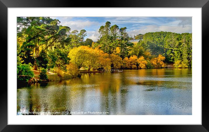 A Colourful autumn afternoon Framed Mounted Print by Matthew Burniston