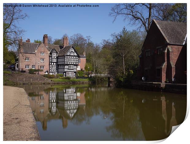 Reflections of Tudor Print by Darren Whitehead