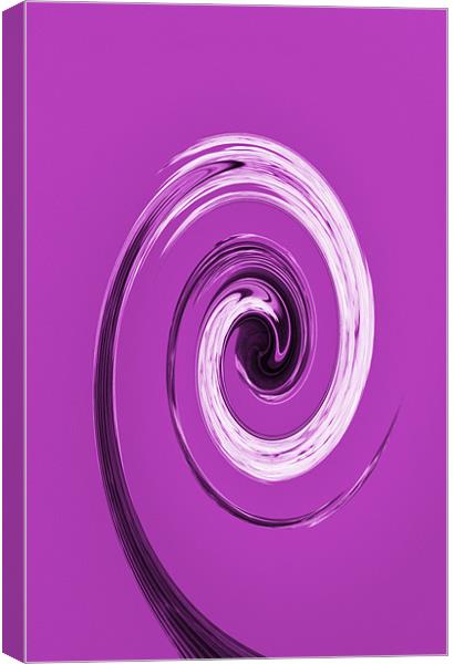 Nelsons Column Abstract Purple Canvas Print by Chris Day
