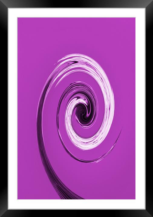 Nelsons Column Abstract Purple Framed Mounted Print by Chris Day